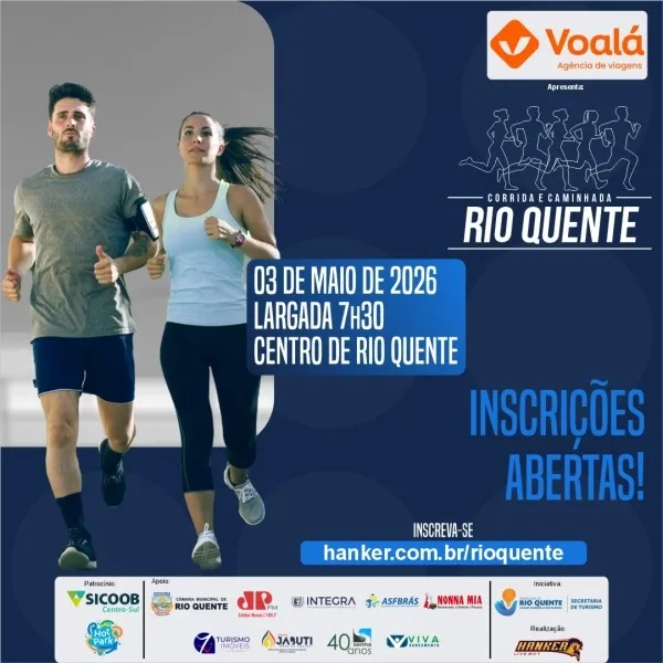 Corrida e Caminhada Rio Quente 2026