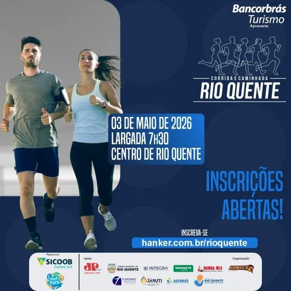 Corrida e Caminhada Rio Quente 2026